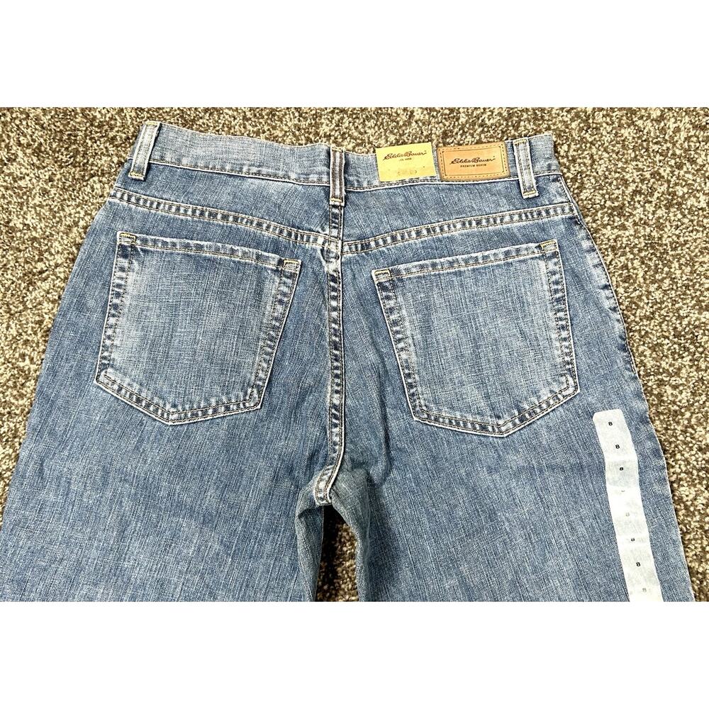 Brand New Eddie Bauer Boot Cut Jeans 100% Baumwolle Style 5117 Women's Size 8 - Picture 13 of 15